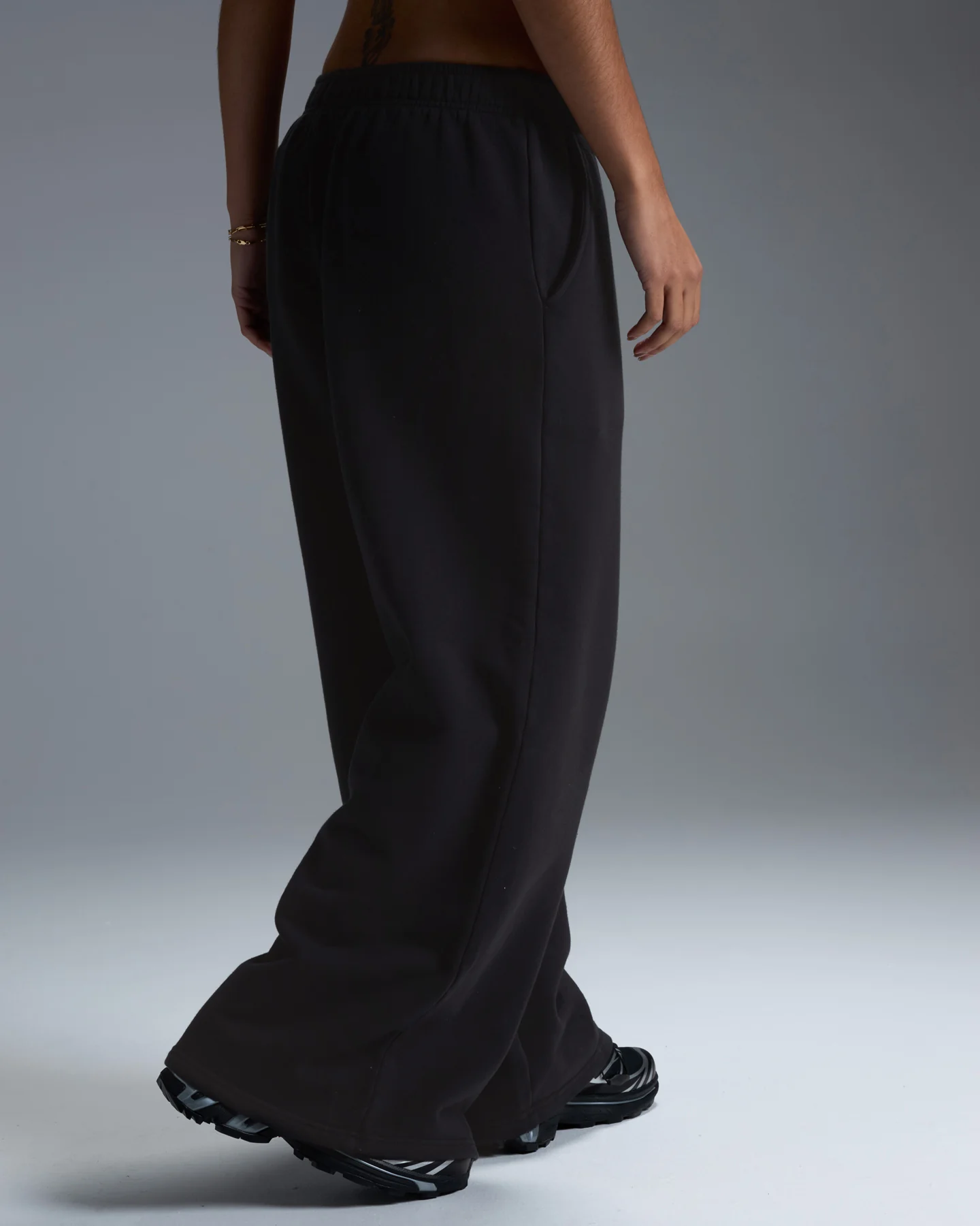 Premium Heavyweight Women's Straight Leg Pants - Black - Image 6