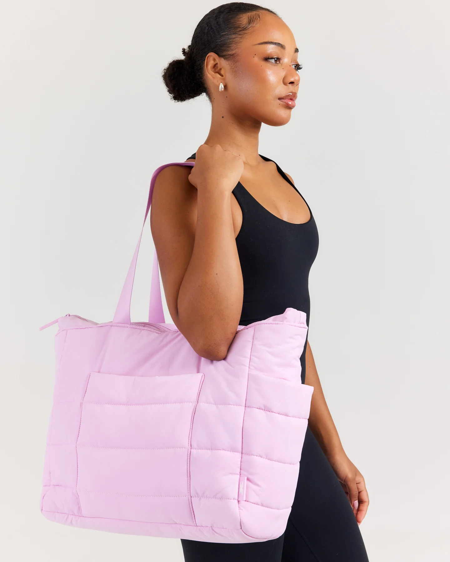 Puffer Tote - Pink - Image 2