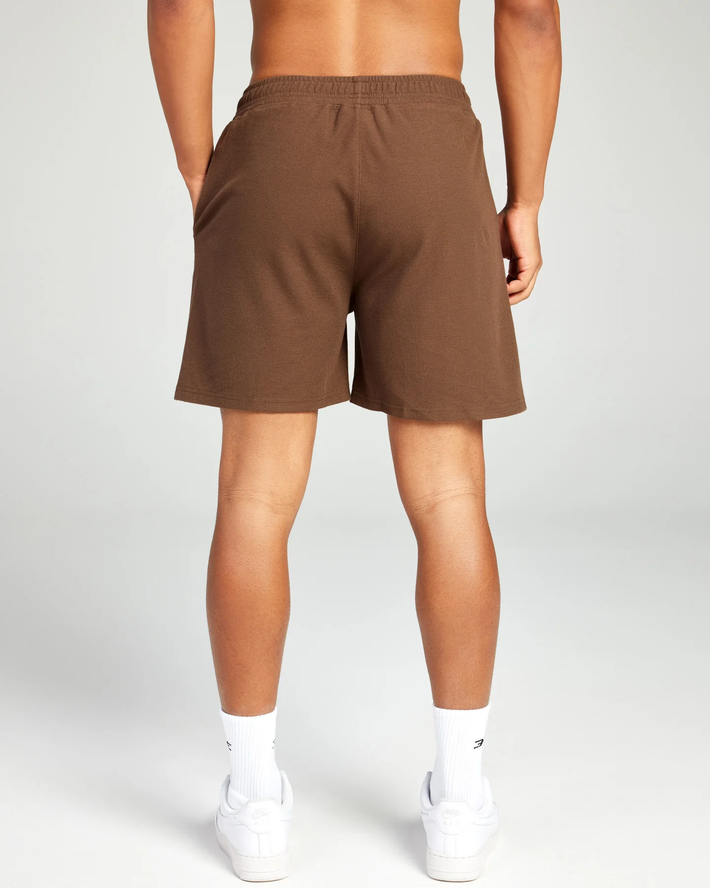 Signal Waffle Shorts - Brown - Image 3