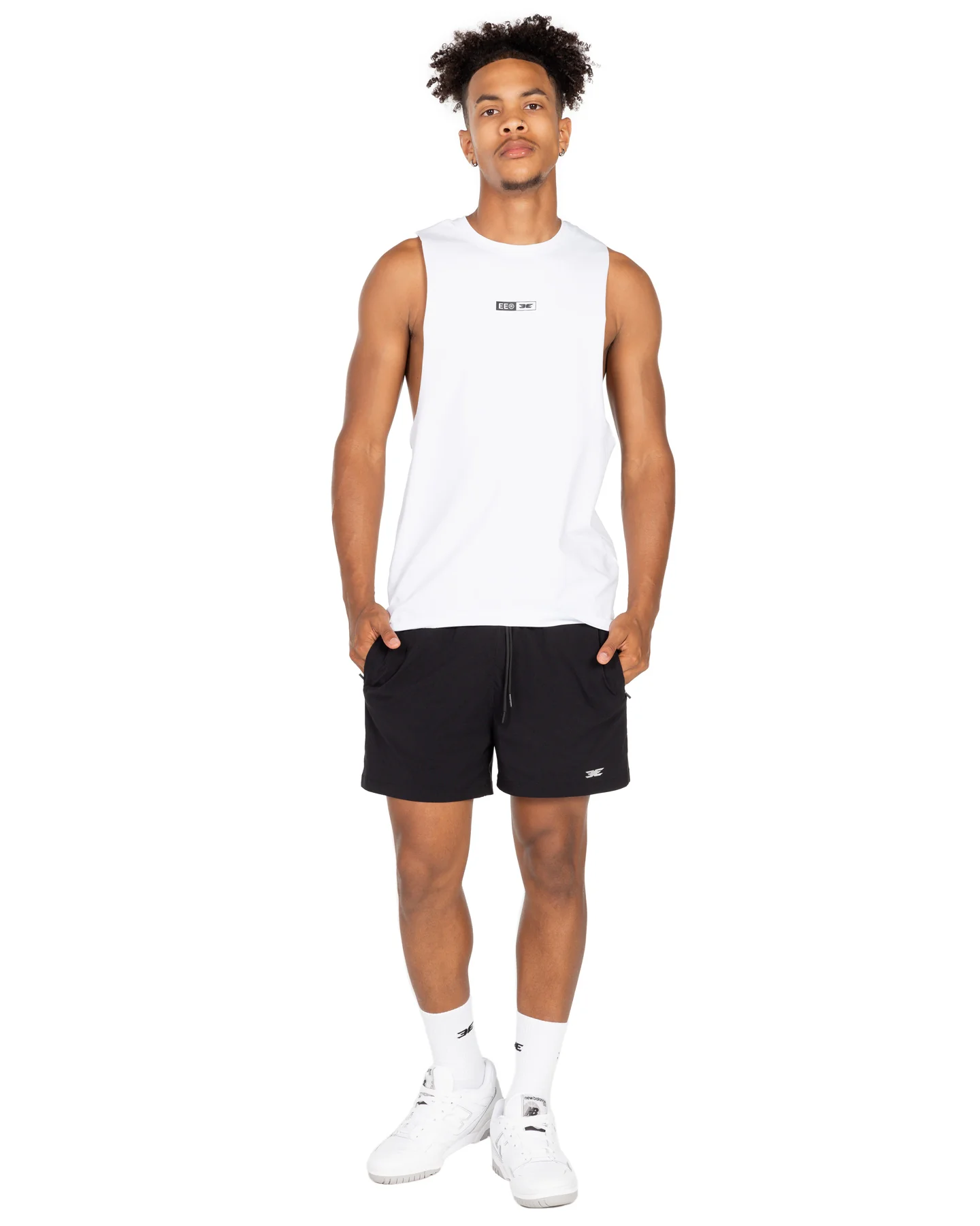 Staple Drop Arm Tank - White - Image 3