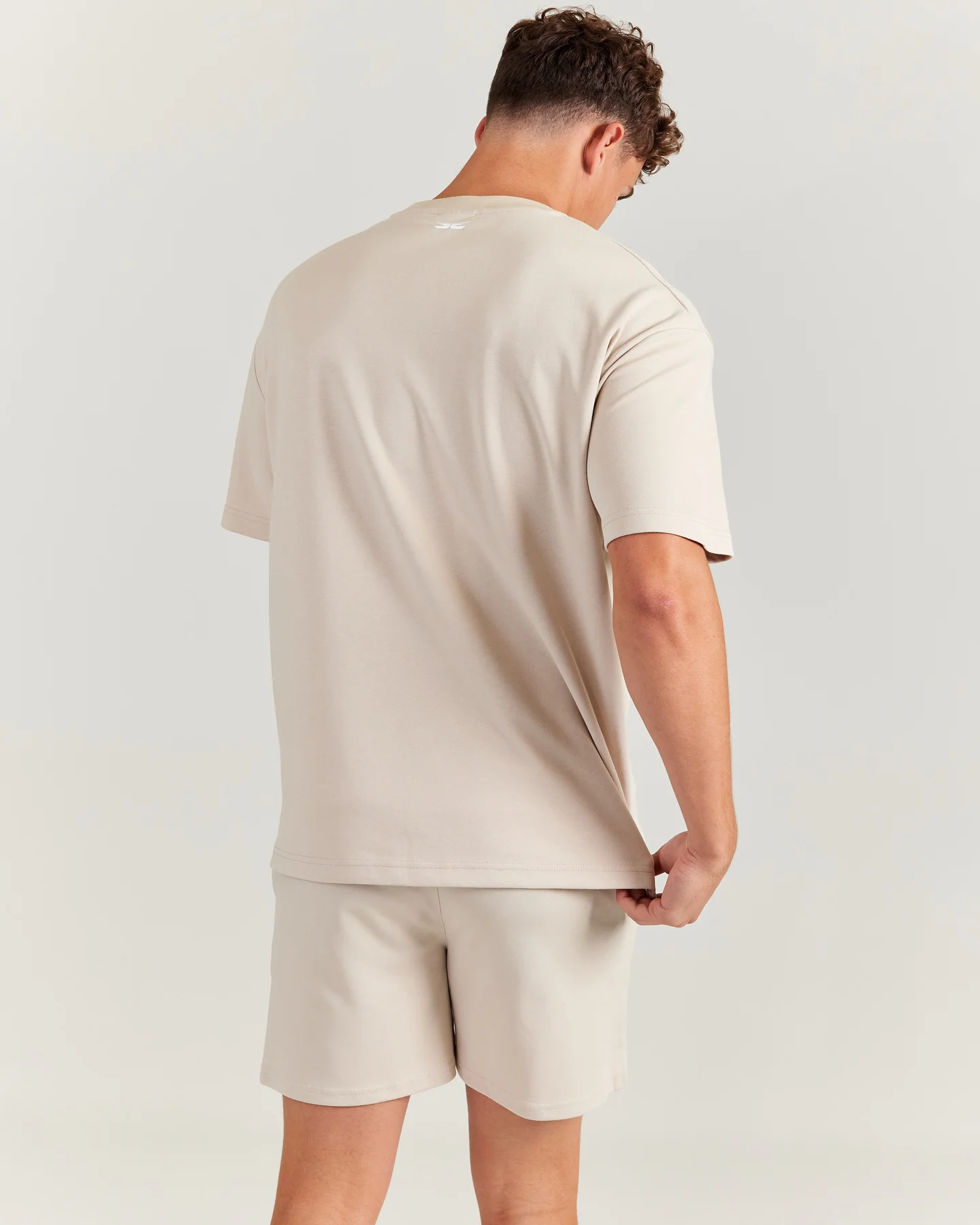 VersaFit Oversized Tee - Light Taupe - Image 2