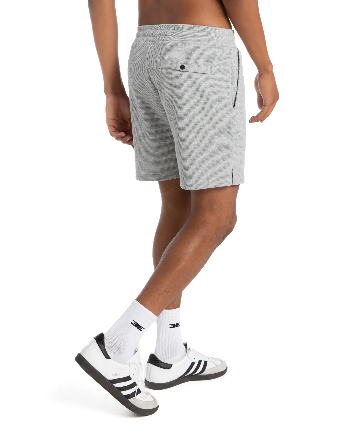 Waffle Shorts - Grey - Image 2